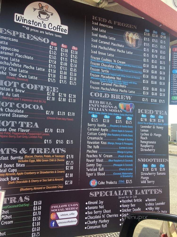 Winston's Coffee - Centennial, CO menu_pic