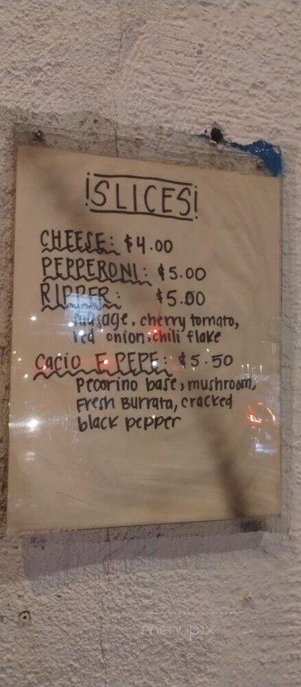 Slasher Pizza - Los Angeles, CA menu_pic