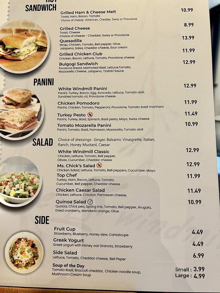 White Windmill Bakery and Cafe - Duluth, GA menu_pic