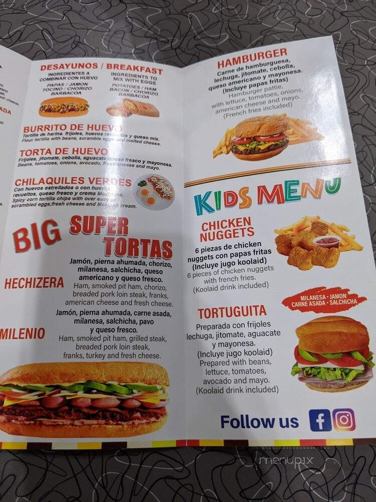 La Hechizera Tortas - North Richland Hills, TX menu_pic