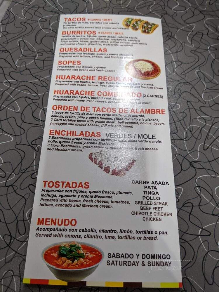 La Hechizera Tortas - North Richland Hills, TX menu_pic