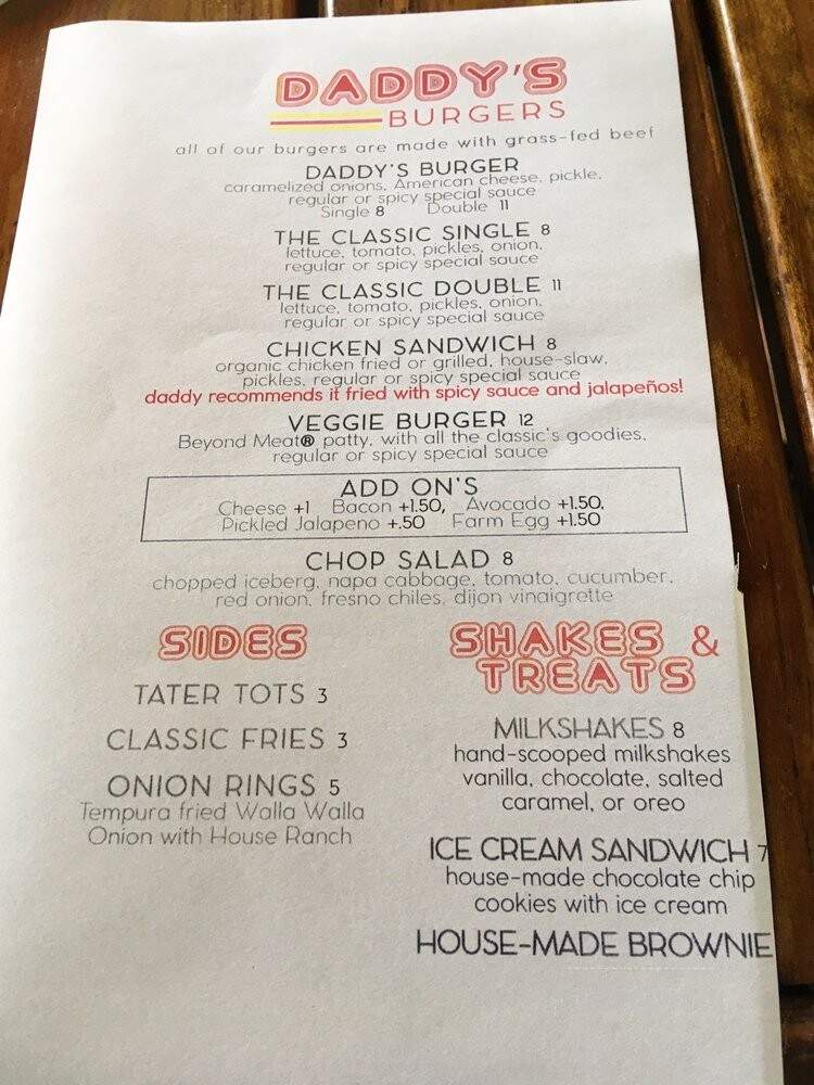 Daddy's Burgers - Houston, TX