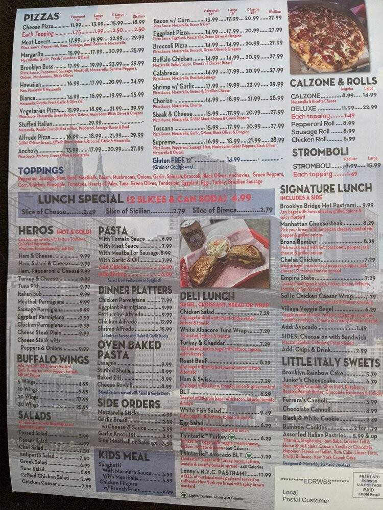 Ny Bagel Deli and Pizza - Orlando, FL menu_pic