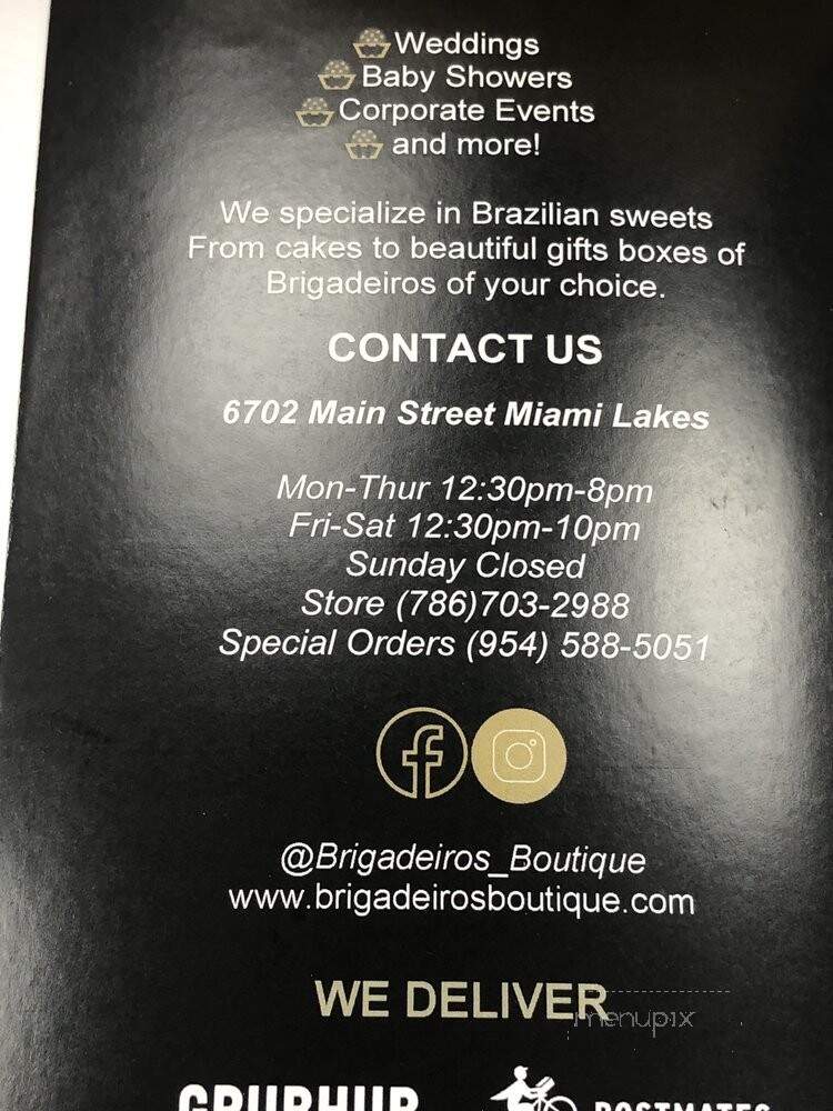 Brigadeiros Boutique - Miami Lakes, FL