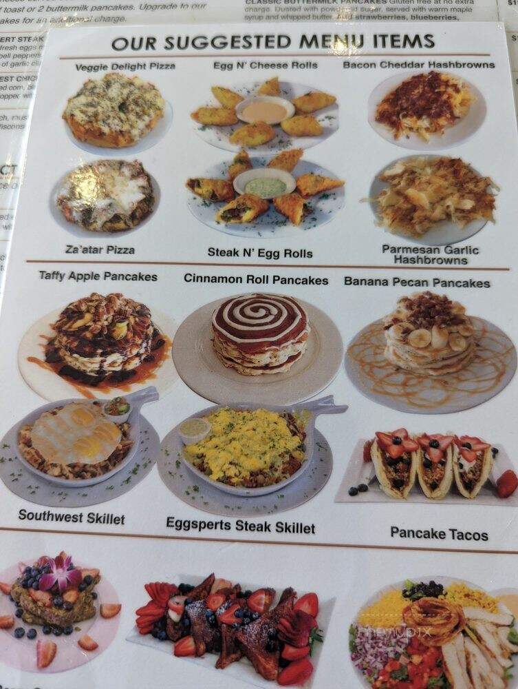 Eggsperts Breakfast & Lunch Cafe - Orland Park, IL menu_pic