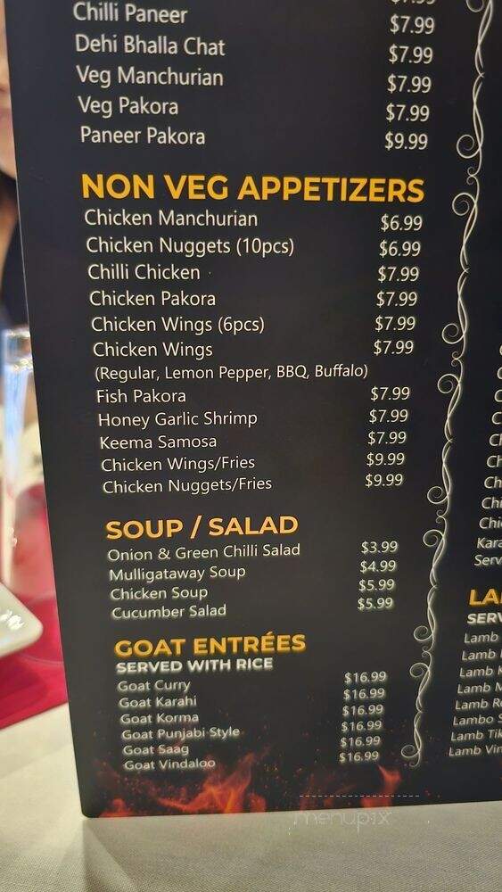 Bombay Bites - Centreville, VA menu_pic
