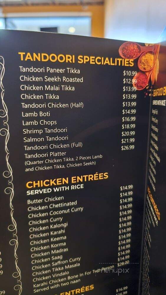 Bombay Bites - Centreville, VA menu_pic