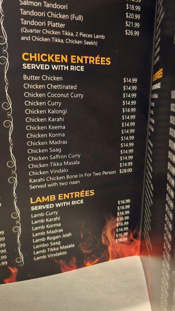 Bombay Bites - Centreville, VA menu_pic
