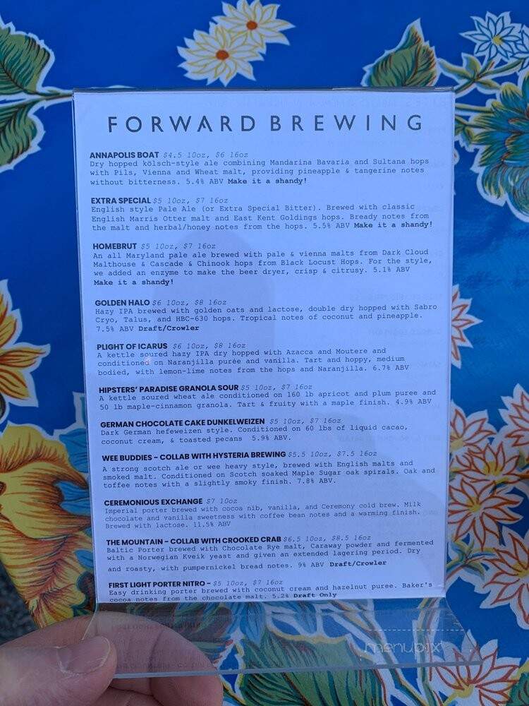 Forward Brewing - Annapolis, MD