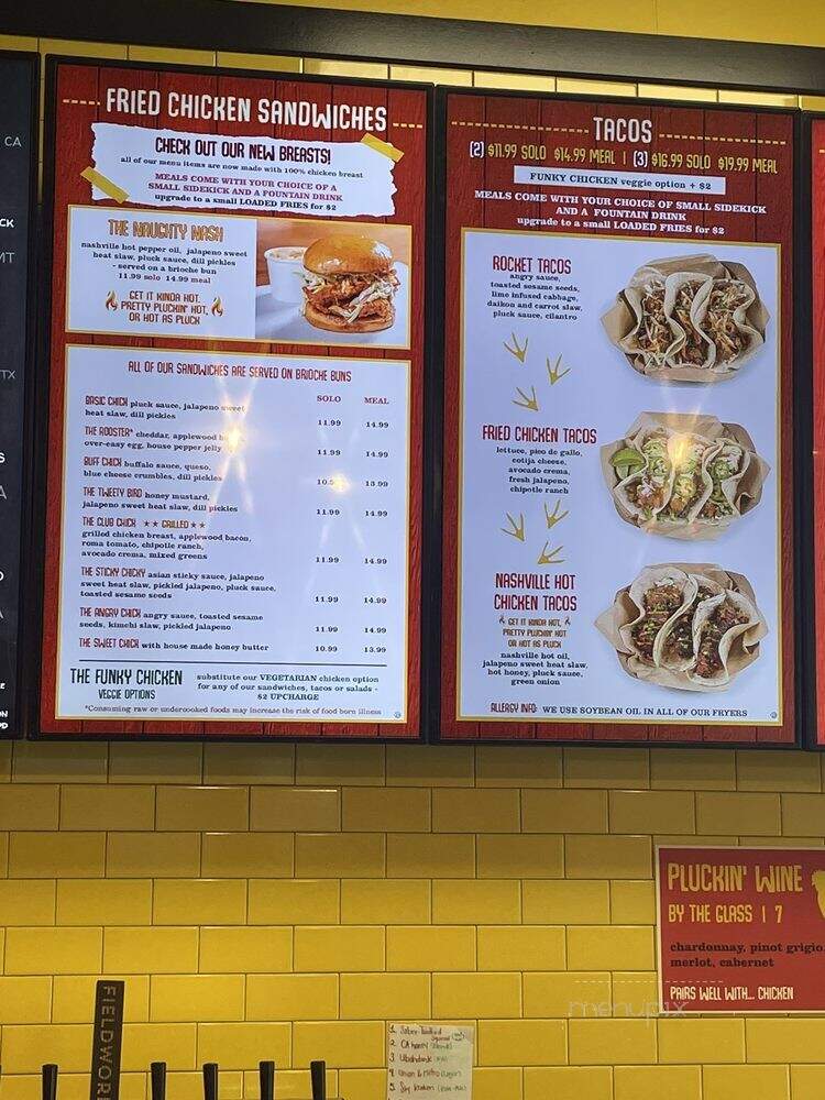 Plucked Chicken and Beer - Livermore, CA menu_pic