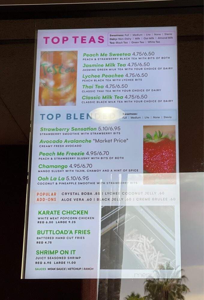 Tastea - Garden Grove, CA menu_pic