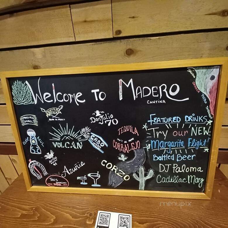 Madero Cantina - North Huntingdon, PA menu_pic