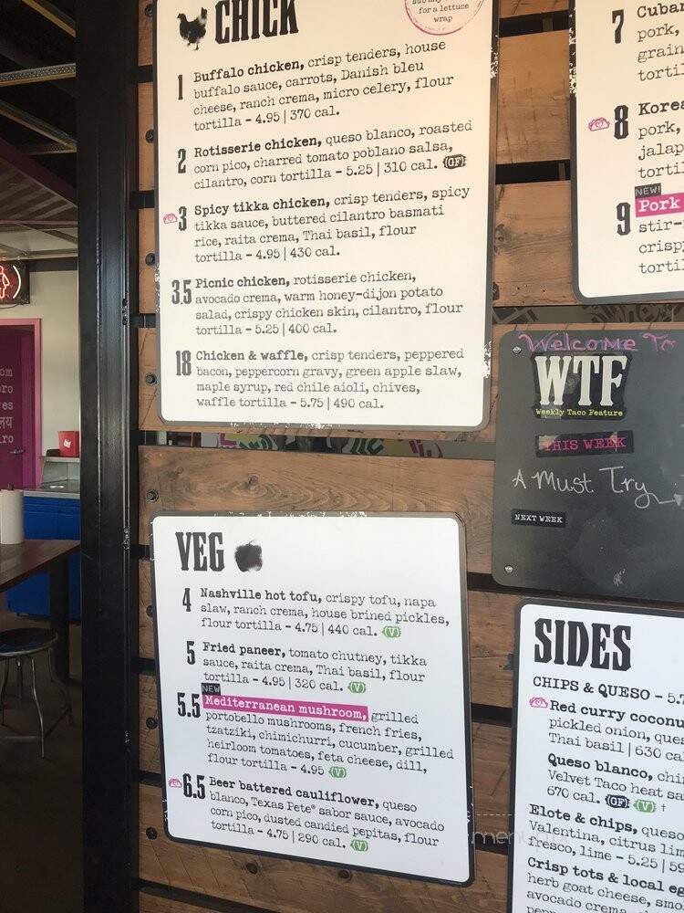 Velvet Taco - Dallas, TX menu_pic