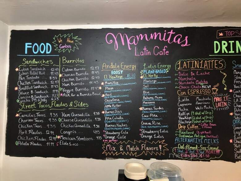 Mammitas Coffee - Iowa City, IA menu_pic