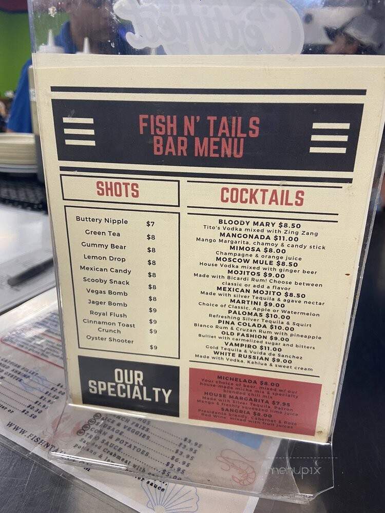 Fish N Tails - Dallas, TX menu_pic