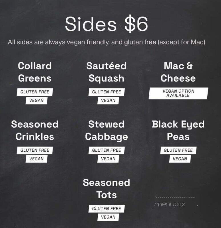 Erica's Soul Food - Portland, OR menu_pic