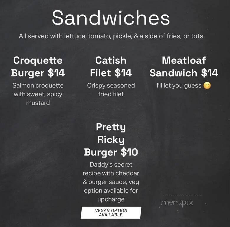 Erica's Soul Food - Portland, OR menu_pic