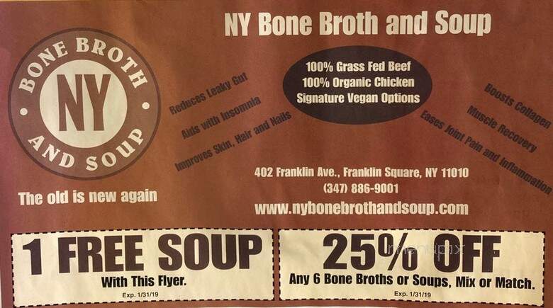 NY Bone Broths - Franklin Square, NY