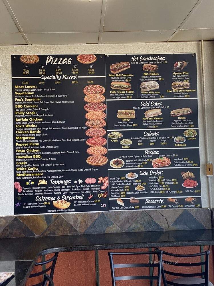 Fox's Giant Pizza - Santee, CA