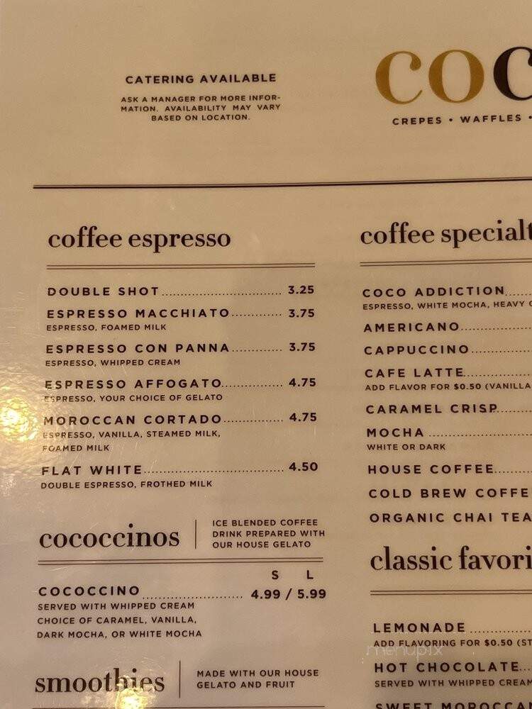 Coco Crepes, Waffles & Coffee - Cypress, TX