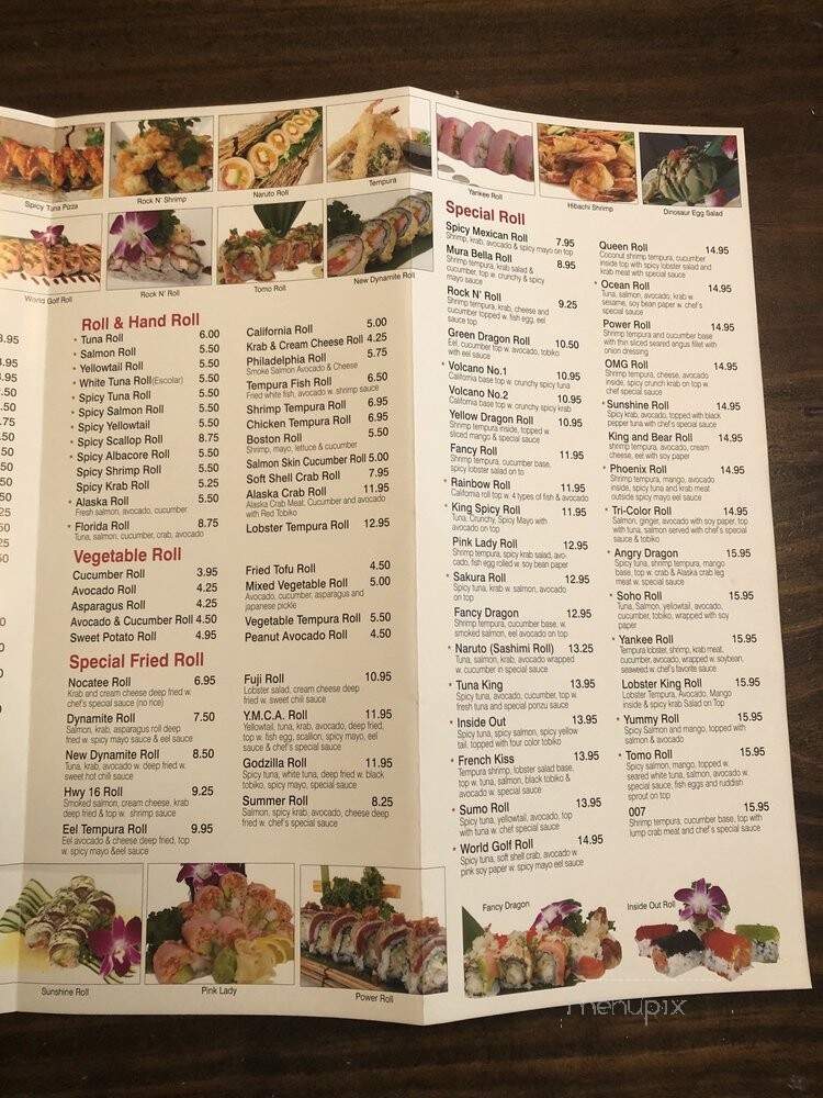 Tank's Sushi Bistro - Ponte Vedra, FL menu_pic