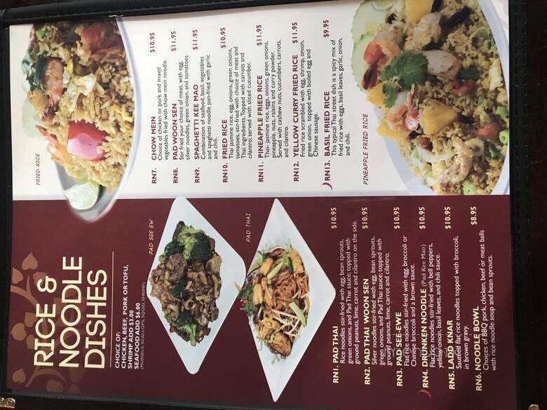 Ponsawan Thai Cuisine - Thornton, CO menu_pic