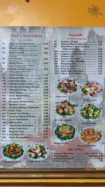 Suxian Asian Chinese Restaurant - Tucker, GA menu_pic