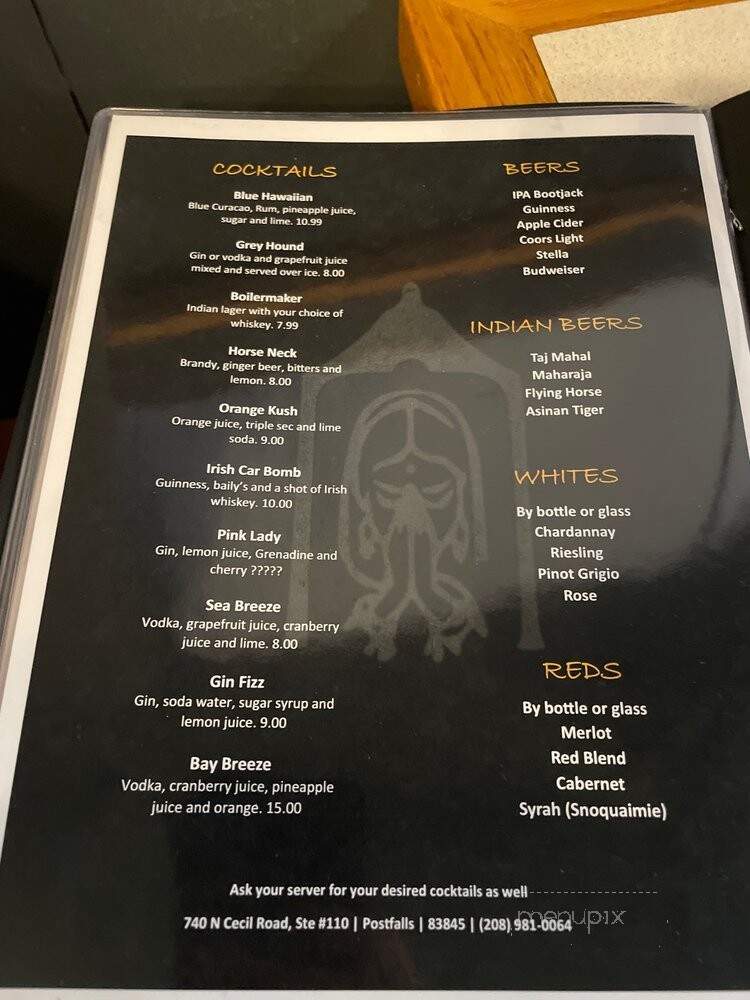 India House - Post Falls, ID menu_pic