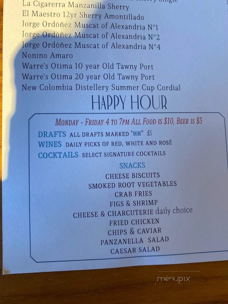 Jackie - Washington, DC menu_pic