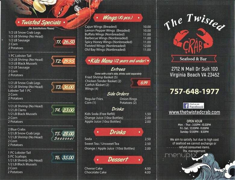 The Twisted Crab - Virginia Beach, VA