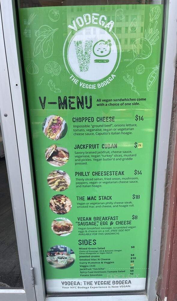 Vodega - New York, NY menu_pic