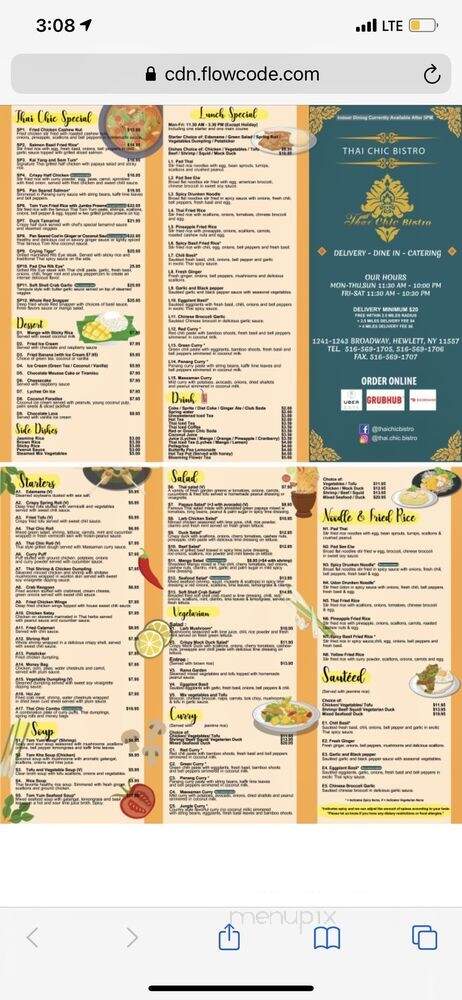 Thai Chic Bistro - Hewlett, NY