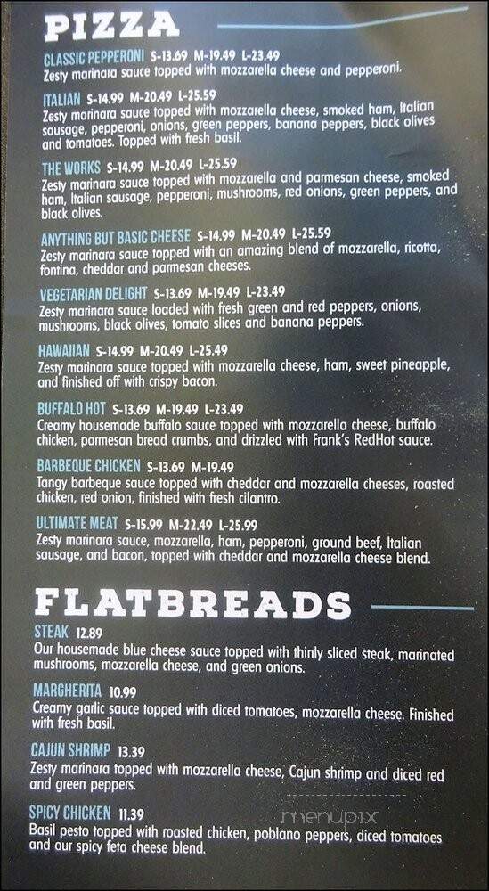 The Base Restaurant & Bar - Layton, UT menu_pic