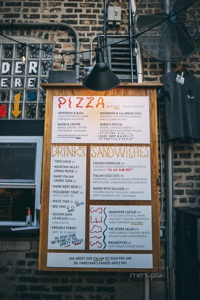 Pizza Friendly Pizza - Chicago, IL menu_pic