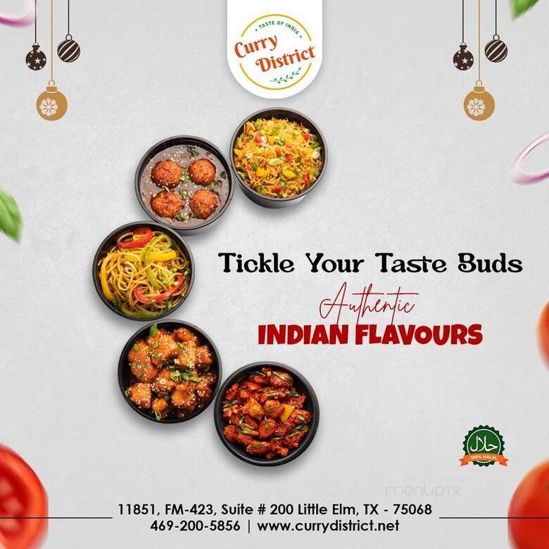 Curry District - Little Elm, TX menu_pic