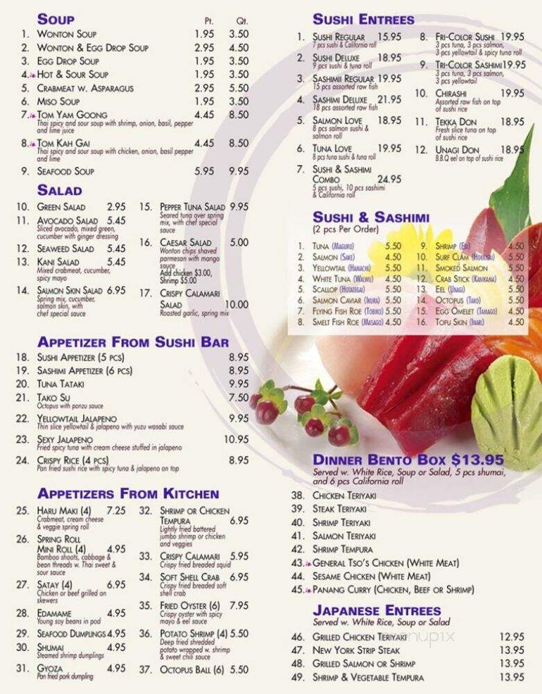 Nan Feng Asian Food Restaurant - Abington, PA menu_pic