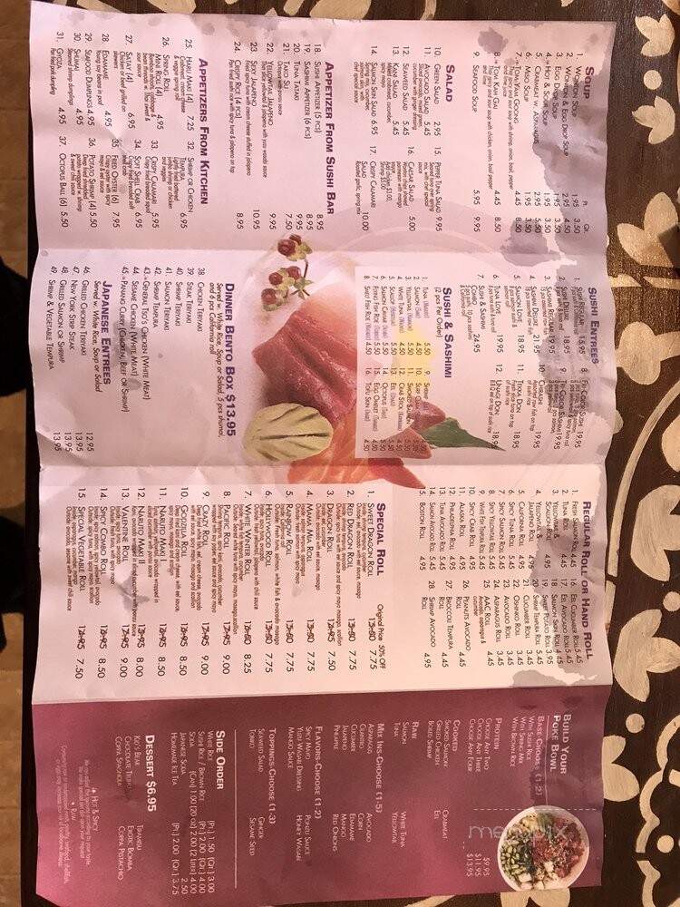 Nan Feng Asian Food Restaurant - Abington, PA menu_pic