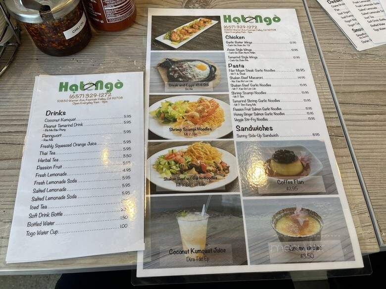 Hat Ngo FV - Fountain Valley, CA menu_pic