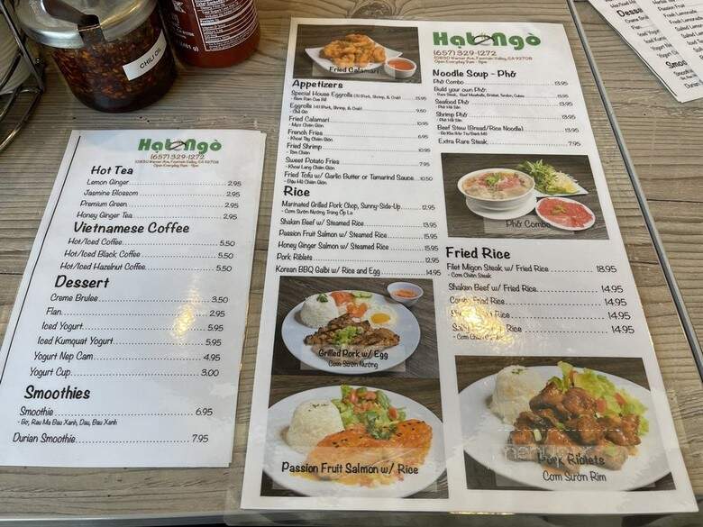 Hat Ngo FV - Fountain Valley, CA menu_pic