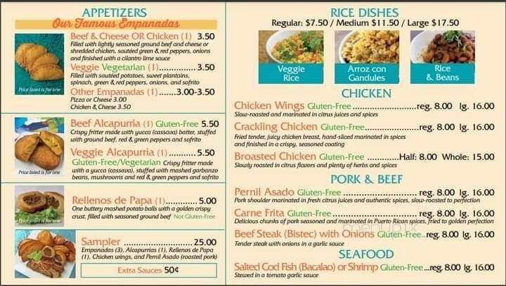 Cafe El Camino - Plaistow, NH menu_pic