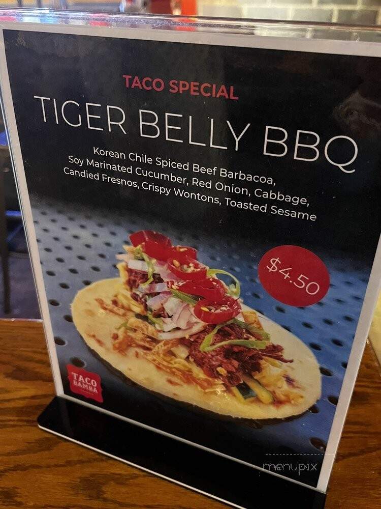Taco Bamba - Arlington, VA menu_pic