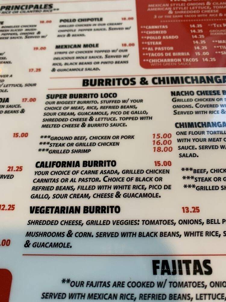 Salsas Cocina River City - Jacksonville, FL menu_pic