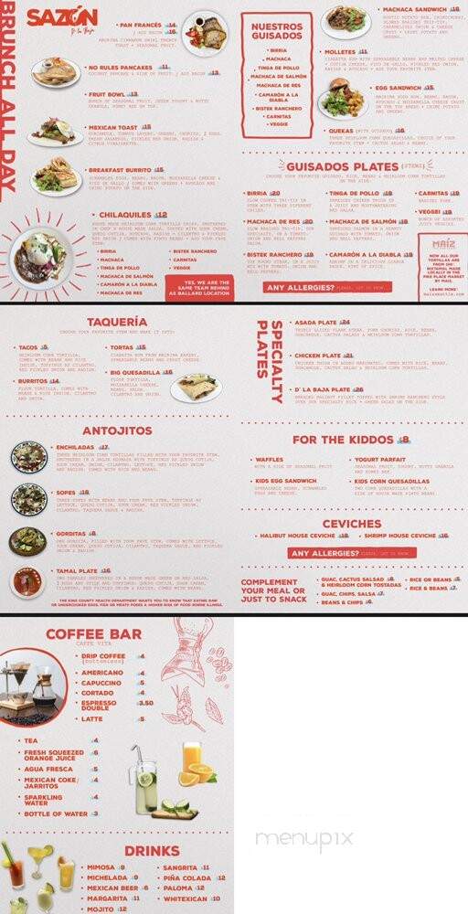 Sazon D'la Baja - Seattle, WA menu_pic