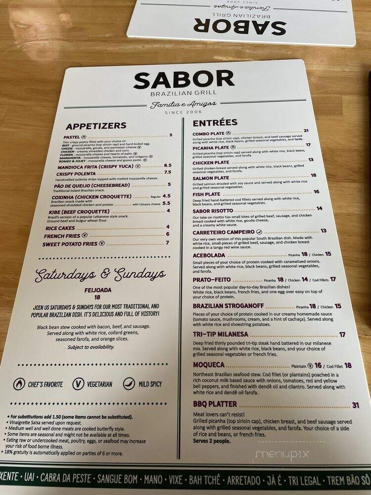 Sabor Brazilian Grill - San Diego, CA