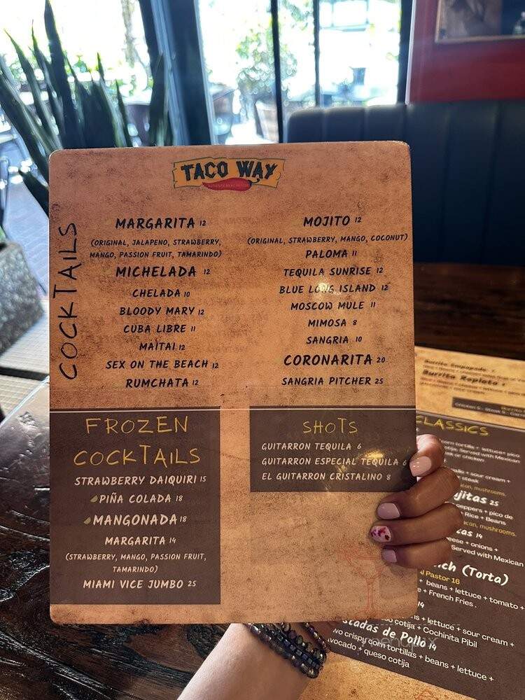 Taco Way - Miami, FL menu_pic
