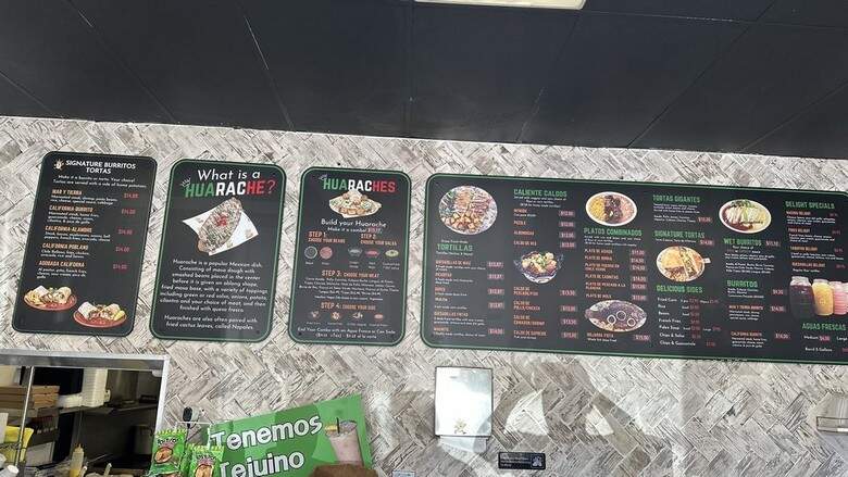King Huarache - Garden Grove, CA menu_pic