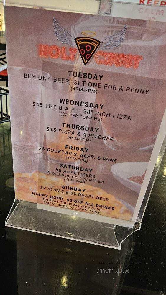 Holy Crust - Dallas, TX menu_pic