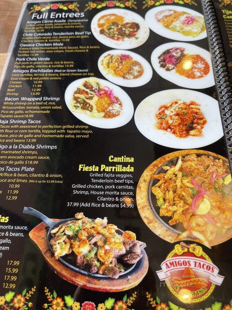 Amigos Tacos & Cantina - Las Vegas, NV menu_pic