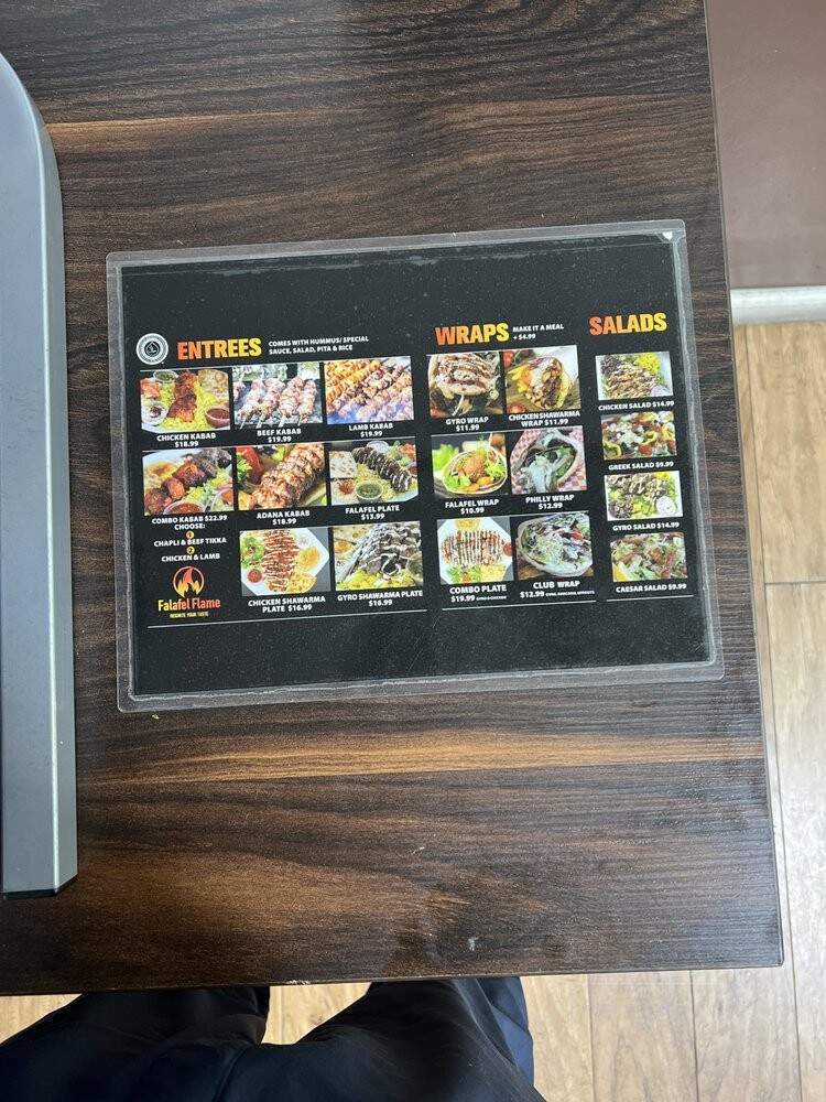 Falafel Flame - Sunnyvale, CA menu_pic
