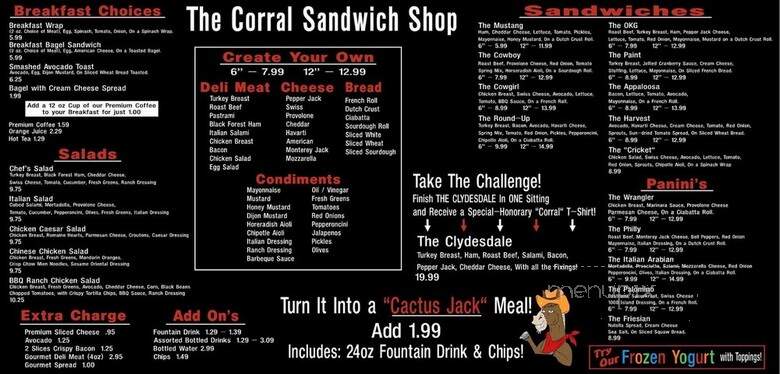 The Corral Sandwich Shop - Oakdale, CA